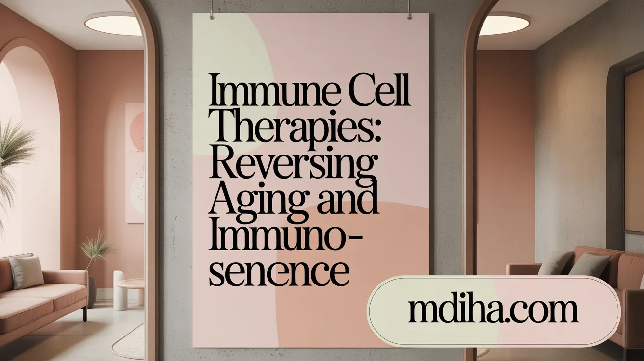 Immune Cell Therapies: Reversing Aging and Immunosenescence
