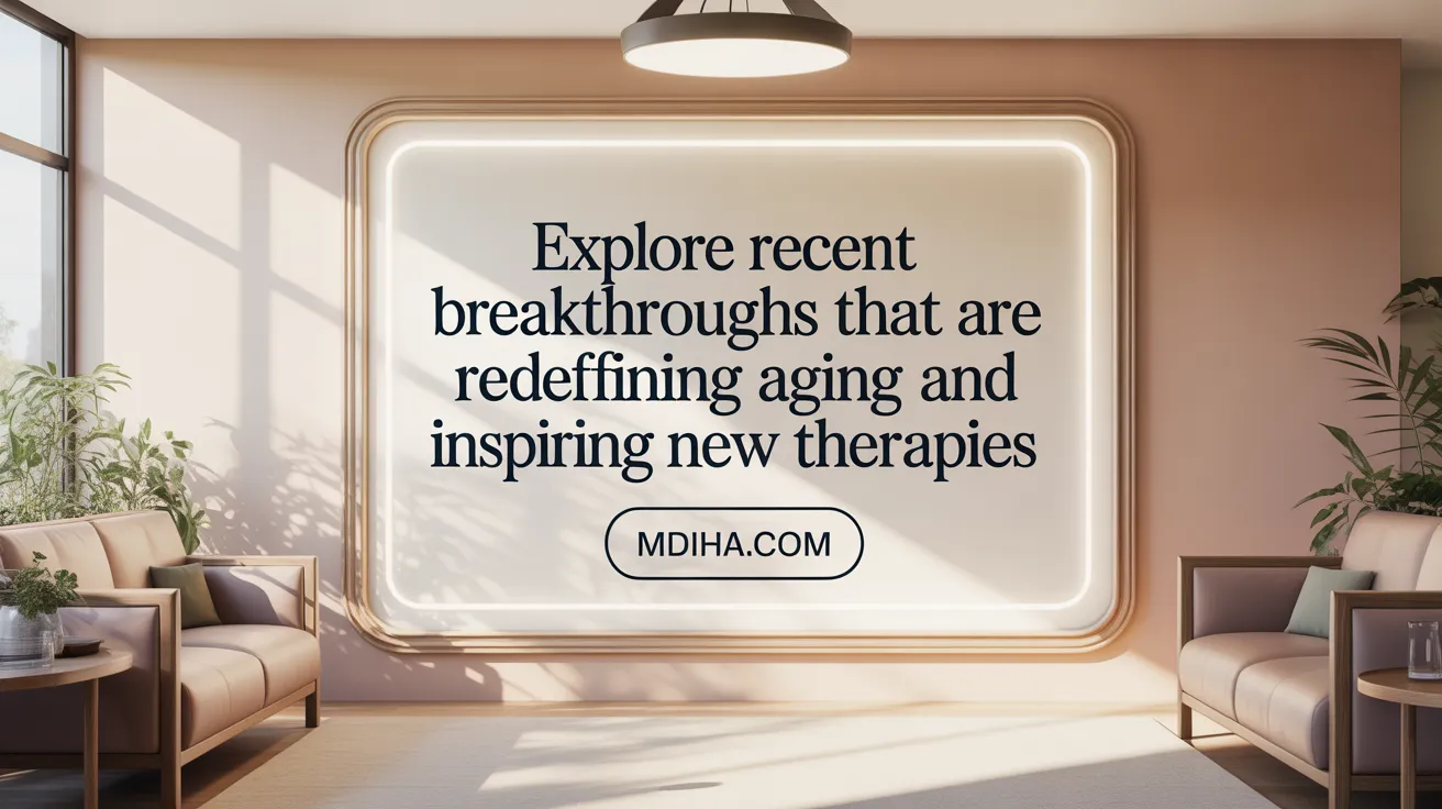 Explore recent breakthroughs that are redefining aging and inspiring new therapies