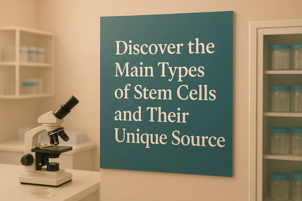 Discover the Main Types of Stem Cells and Their Unique Sources