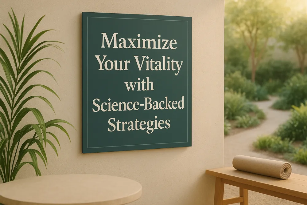Maximize Your Vitality with Science-Backed Strategies