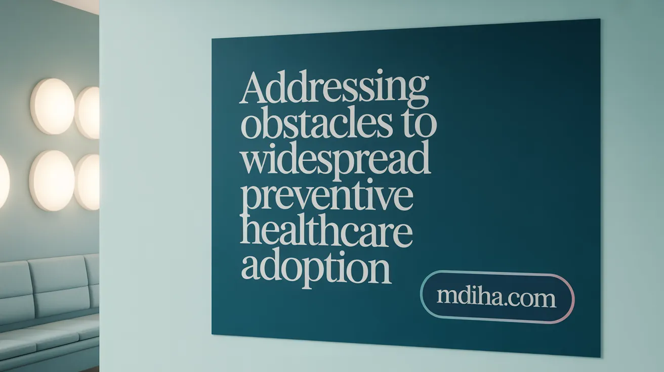 Addressing Obstacles to Widespread Preventive Healthcare Adoption