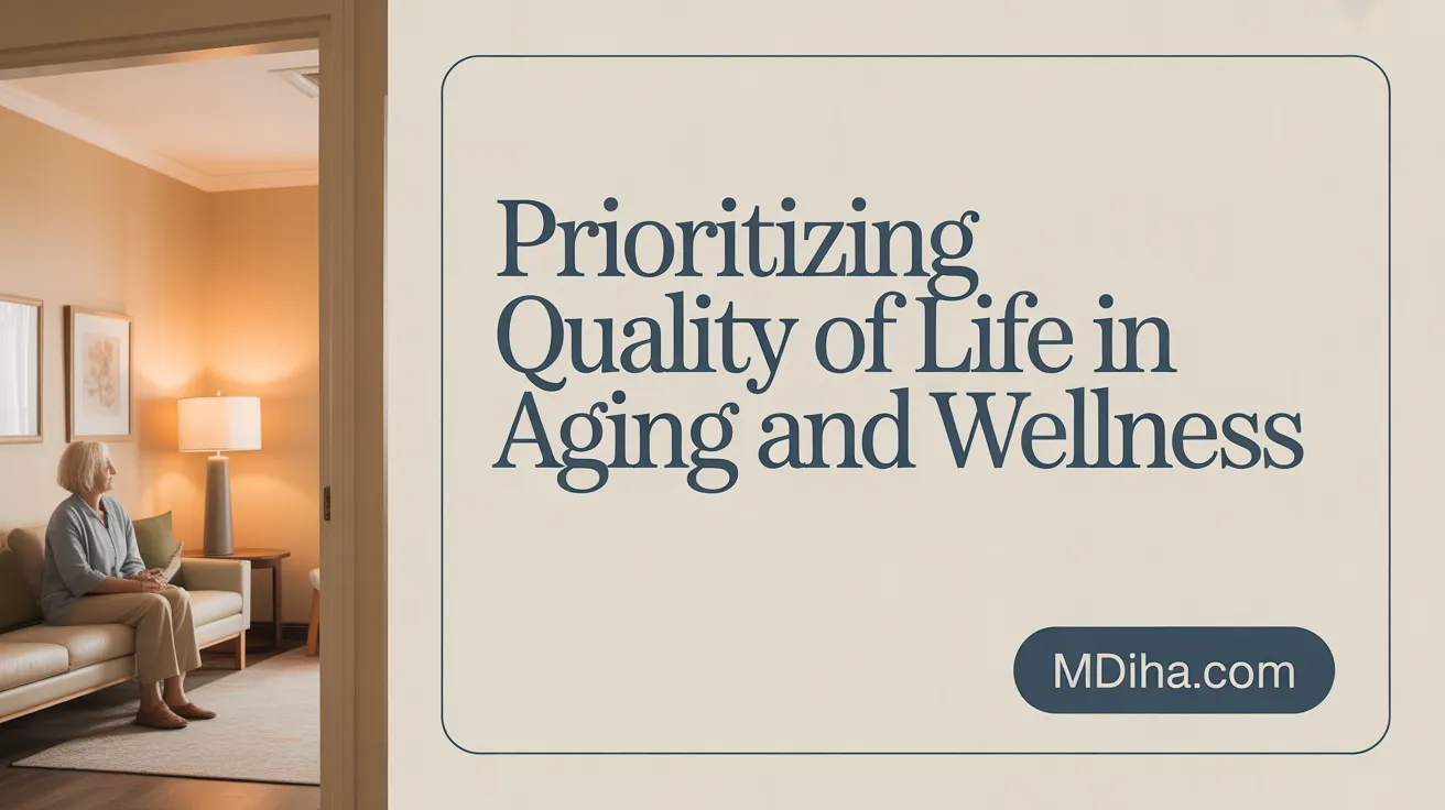 Prioritizing Quality of Life in Aging