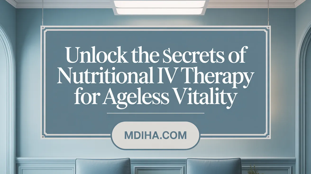Unlock the Secrets of Nutritional IV Therapy for Ageless Vitality