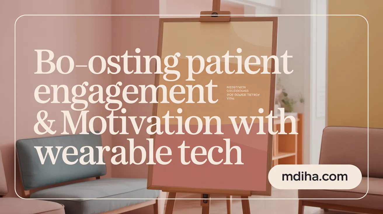 Boosting Patient Engagement & Motivation with Wearable Tech