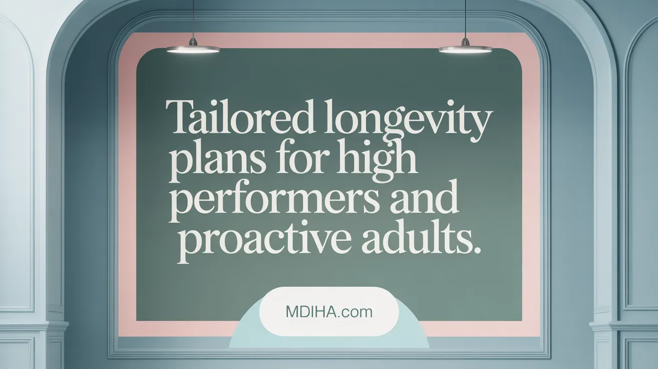 Tailored Longevity Plans for High Performers and Proactive Adults