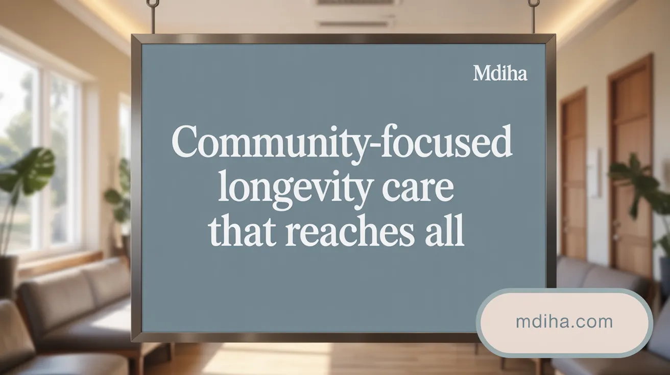 Community-Focused Longevity Care that Reaches All