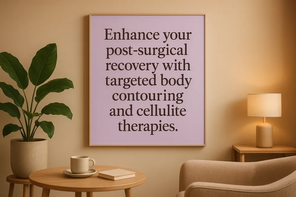 Enhance your post-surgical recovery with targeted body contouring and cellulite therapies.