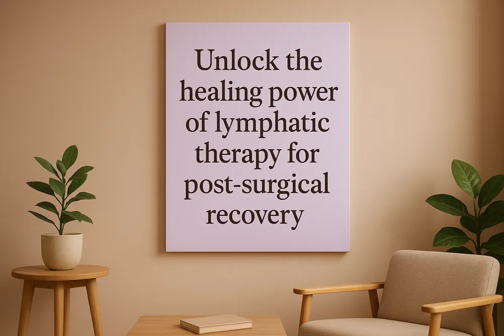 Unlock the healing power of lymphatic therapy for post-surgical recovery.