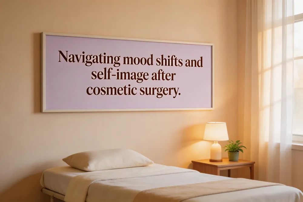 Navigating mood shifts and self‑image after cosmetic surgery.