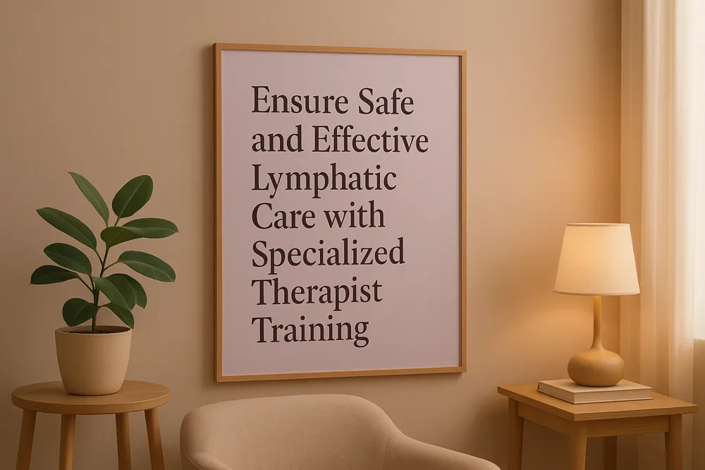 Ensure Safe and Effective Lymphatic Care with Specialized Therapist Training