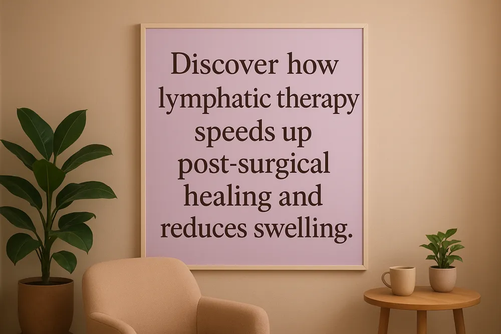 Discover how lymphatic therapy speeds up post-surgical healing and reduces swelling.