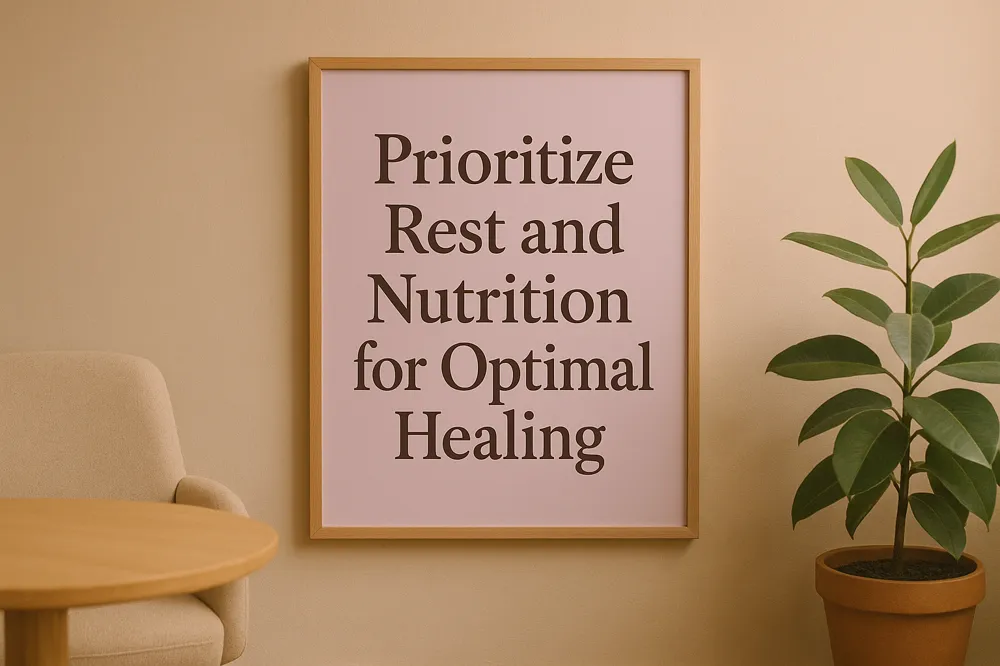 Prioritize Rest and Nutrition for Optimal Healing