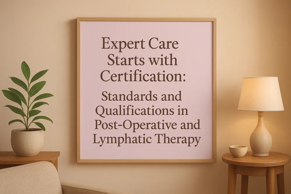Expert Care Starts with Certification: Standards and Qualifications in Post-Operative and Lymphatic Therapy