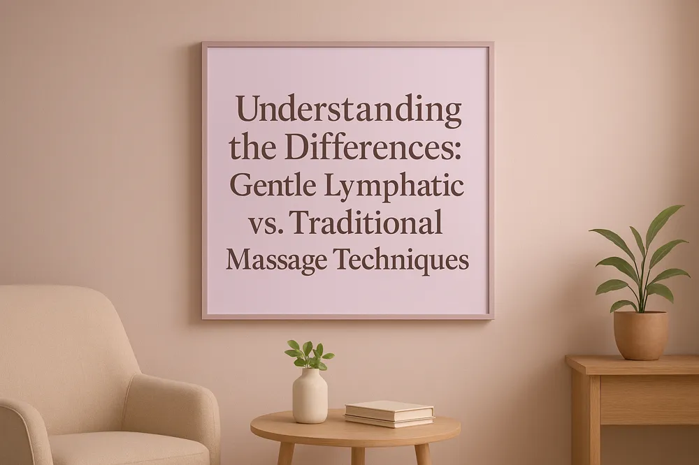 Understanding the Differences: Gentle Lymphatic vs. Traditional Massage Techniques