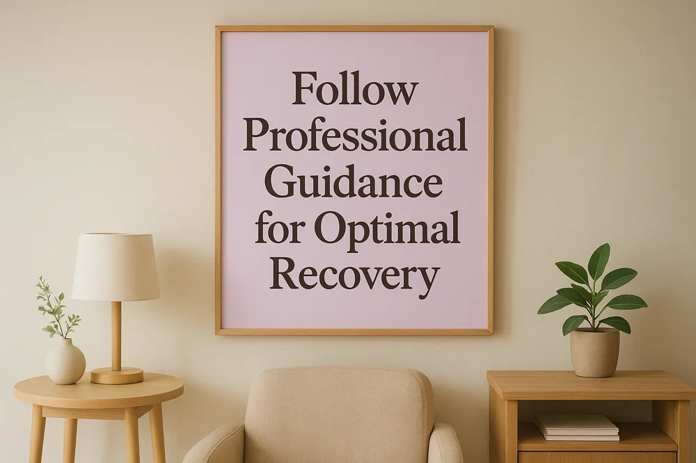 Follow Professional Guidance for Optimal Recovery