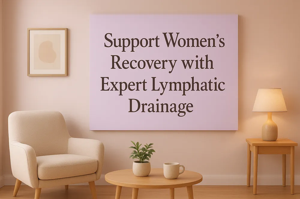 Support Women's Recovery with Expert Lymphatic Drainage