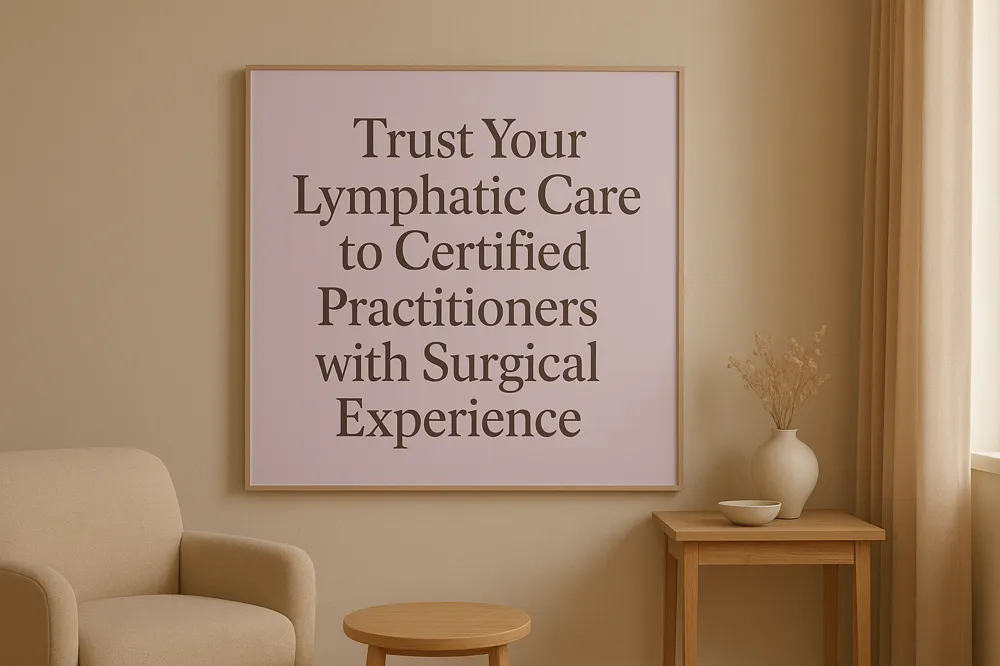 Trust Your Lymphatic Care to Certified Practitioners with Surgical Experience