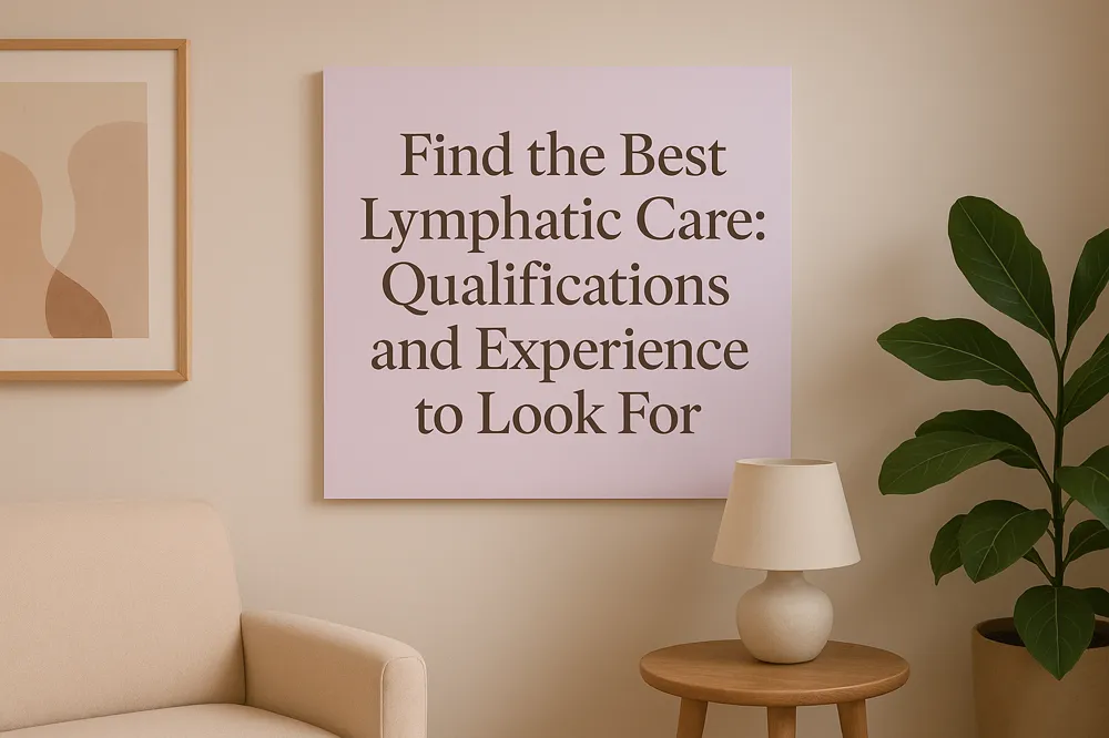 Find the Best Lymphatic Care: Qualifications and Experience to Look For