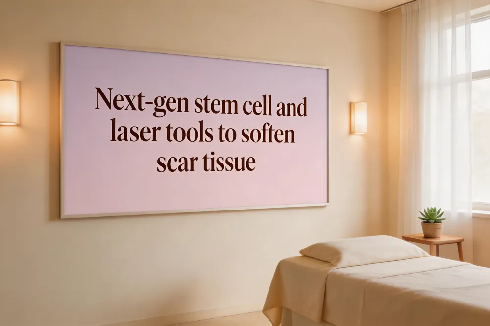 Next‑gen stem cell and laser tools to soften scar tissue