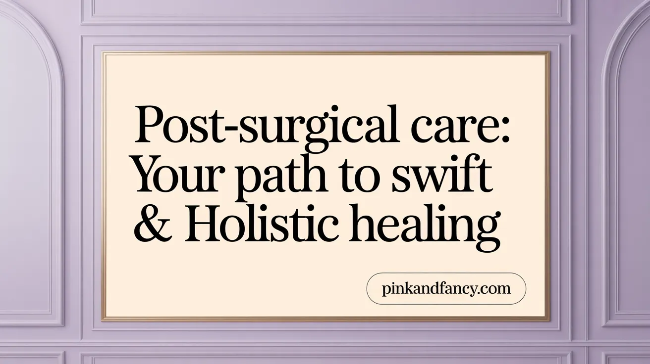 Post-Surgical Care: Your Path to Swift &amp; Holistic Healing