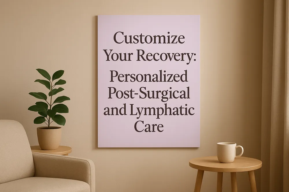 Customize Your Recovery: Personalized Post-Surgical and Lymphatic Care