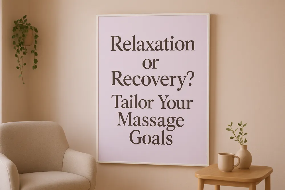 Relaxation or Recovery? Tailor Your Massage Goals