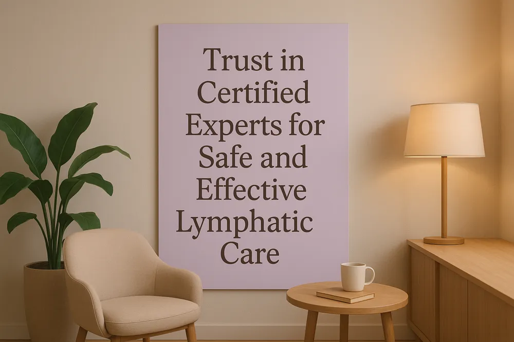 Trust in Certified Experts for Safe and Effective Lymphatic Care