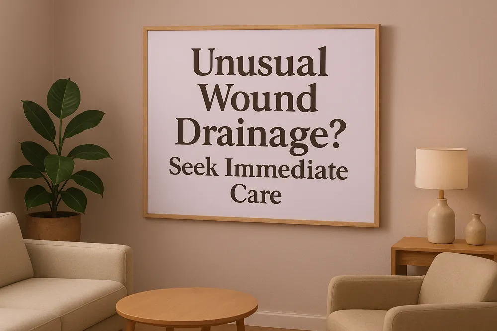 Unusual Wound Drainage? Seek Immediate Care