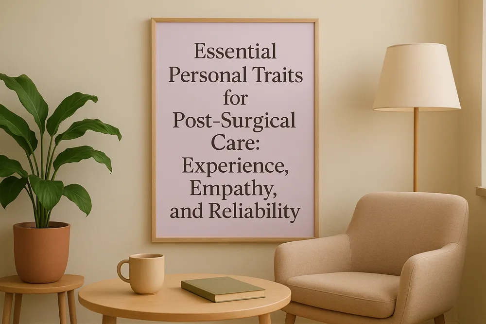 Essential Personal Traits for Post-Surgical Care: Experience, Empathy, and Reliability