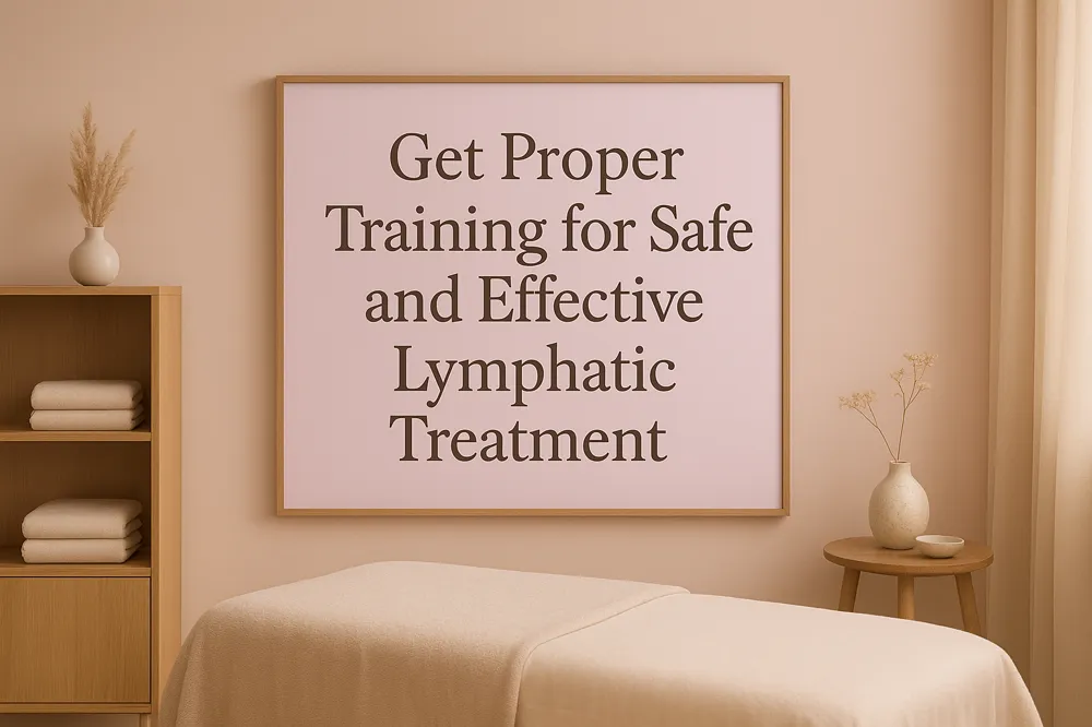 Get Proper Training for Safe and Effective Lymphatic Treatment