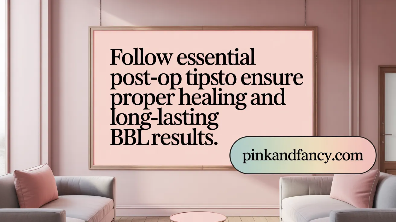Follow essential post-op tips to ensure proper healing and long-lasting BBL results.