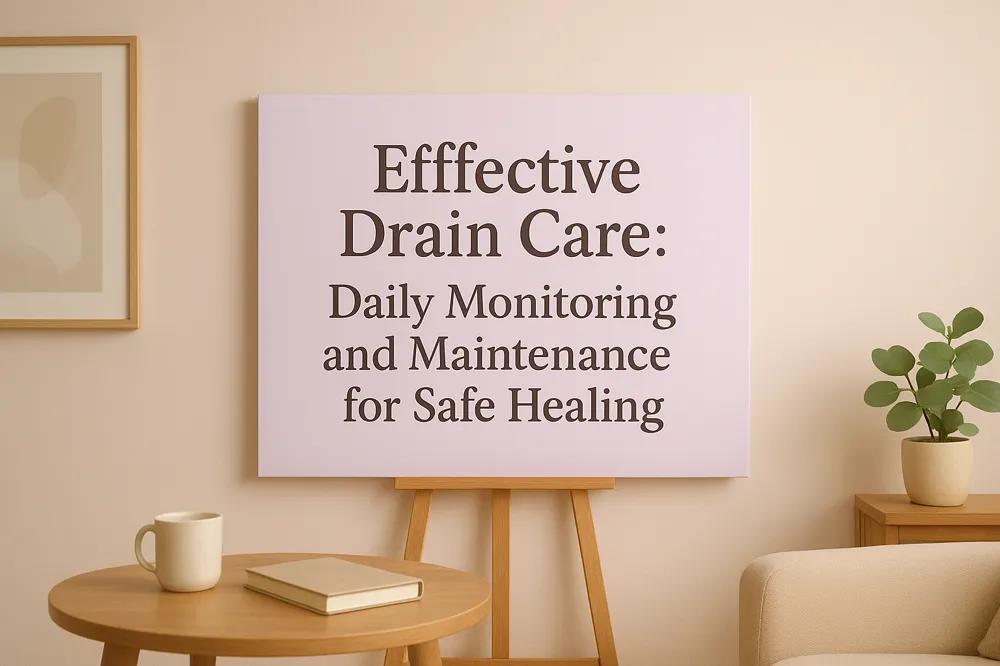 Effective Drain Care: Daily Monitoring and Maintenance for Safe Healing