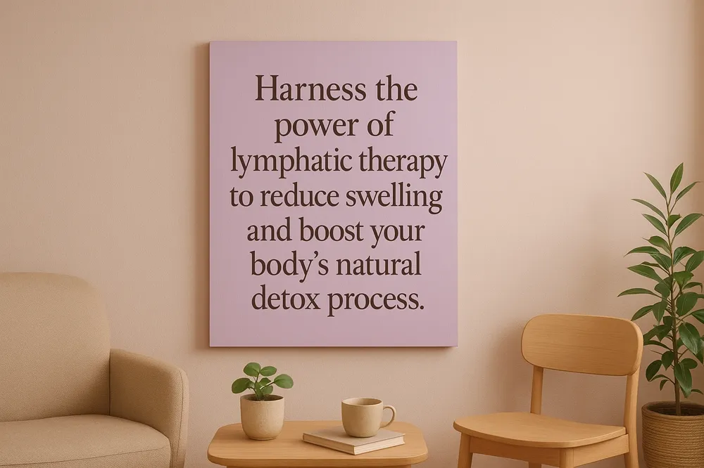 Harness the power of lymphatic therapy to reduce swelling and boost your body's natural detox process.