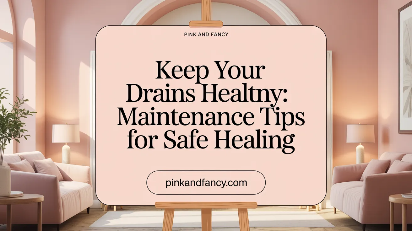 Keep Your Drains Healthy: Maintenance Tips for Safe Healing