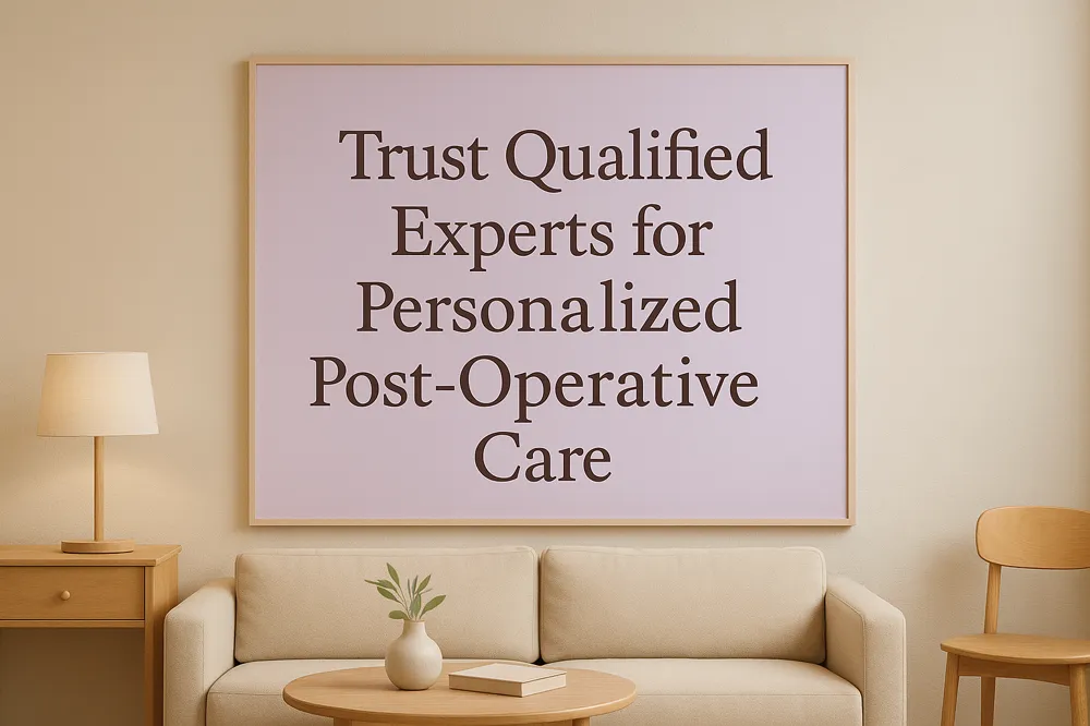 Trust Qualified Experts for Personalized Post-Operative Care