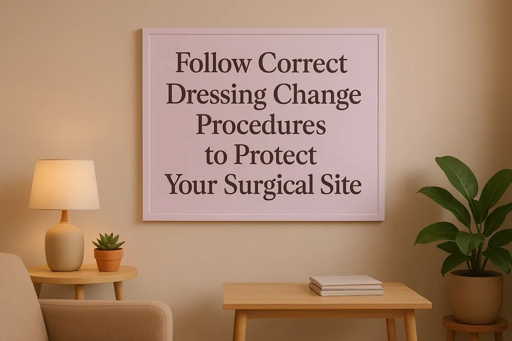 Follow Correct Dressing Change Procedures to Protect Your Surgical Site