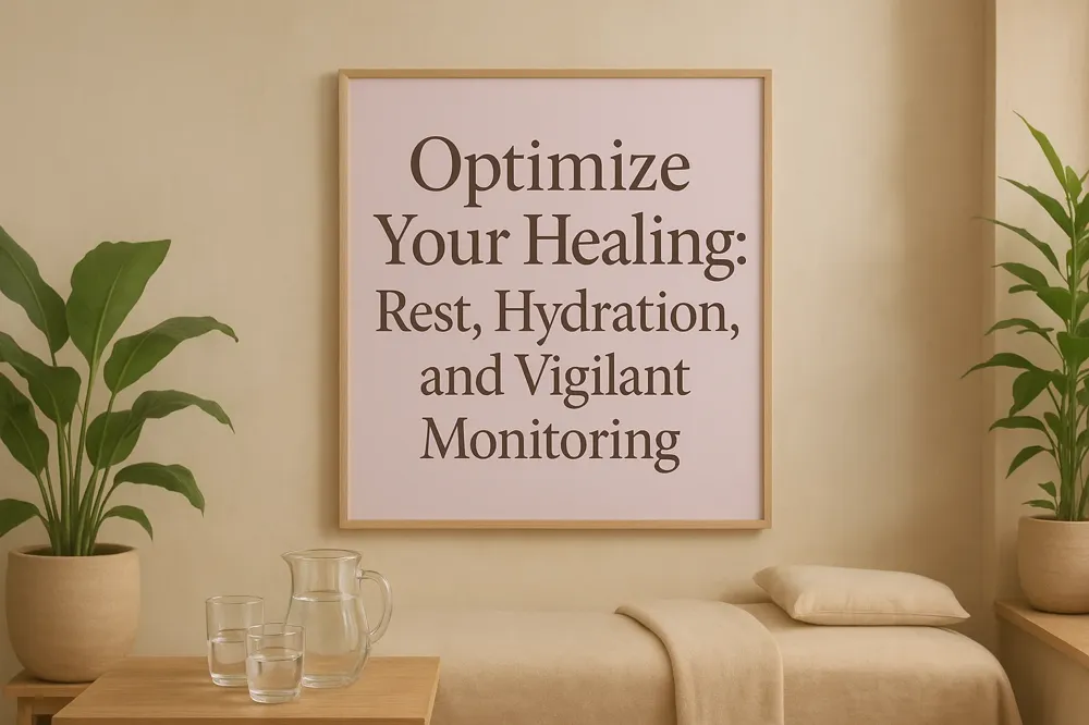 Optimize Your Healing: Rest, Hydration, and Vigilant Monitoring