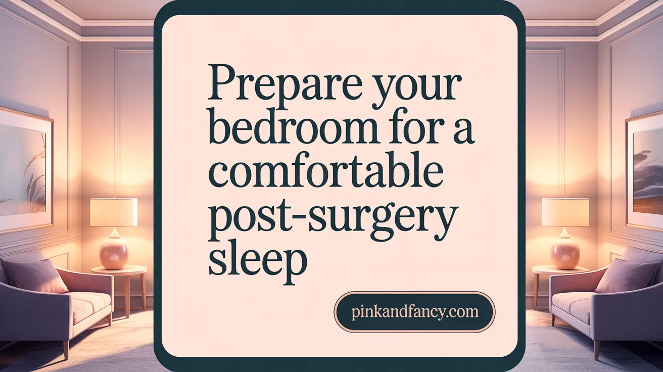 Prepare Your Bedroom for a Comfortable Post-Surgery Sleep