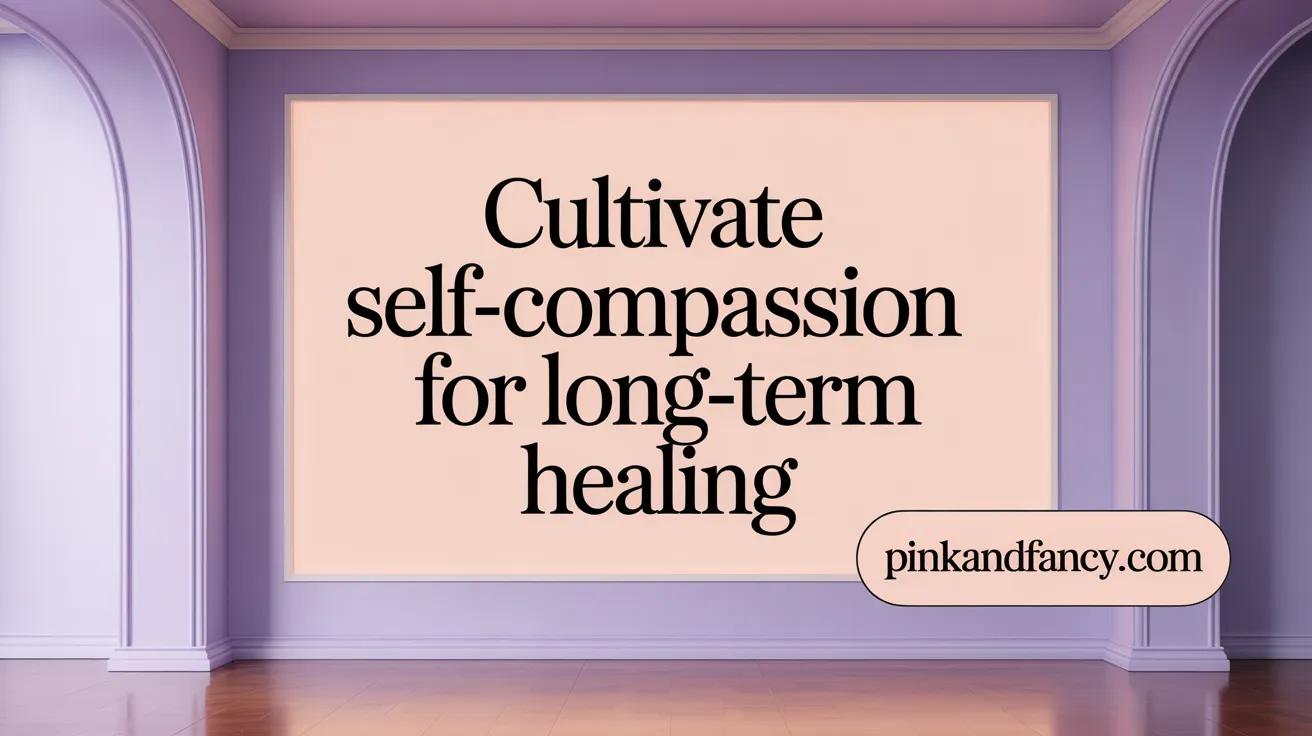 Cultivate Self-Compassion for Long-Term Healing