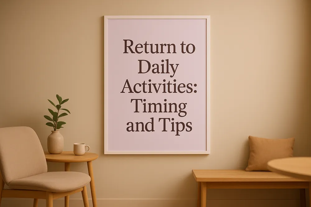 Return to Daily Activities: Timing and Tips