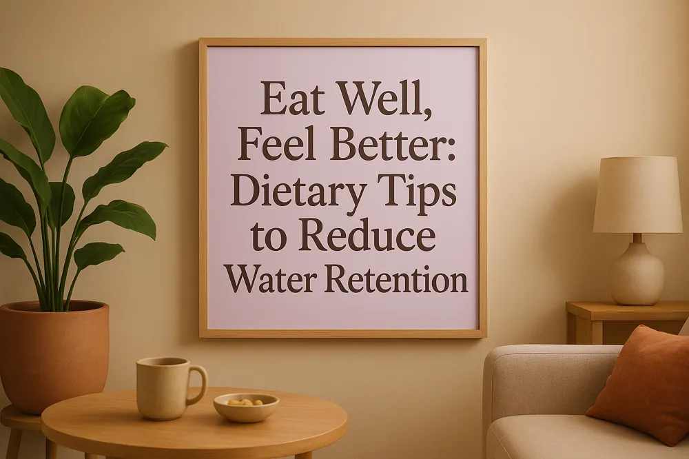 Eat Well, Feel Better: Dietary Tips to Reduce Water Retention