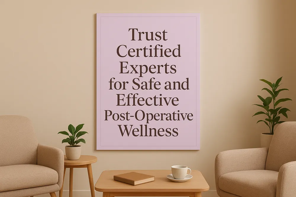 Trust Certified Experts for Safe and Effective Post-Operative Wellness