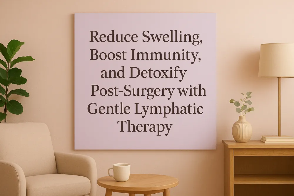 Reduce Swelling, Boost Immunity, and Detoxify Post-Surgery with Gentle Lymphatic Therapy