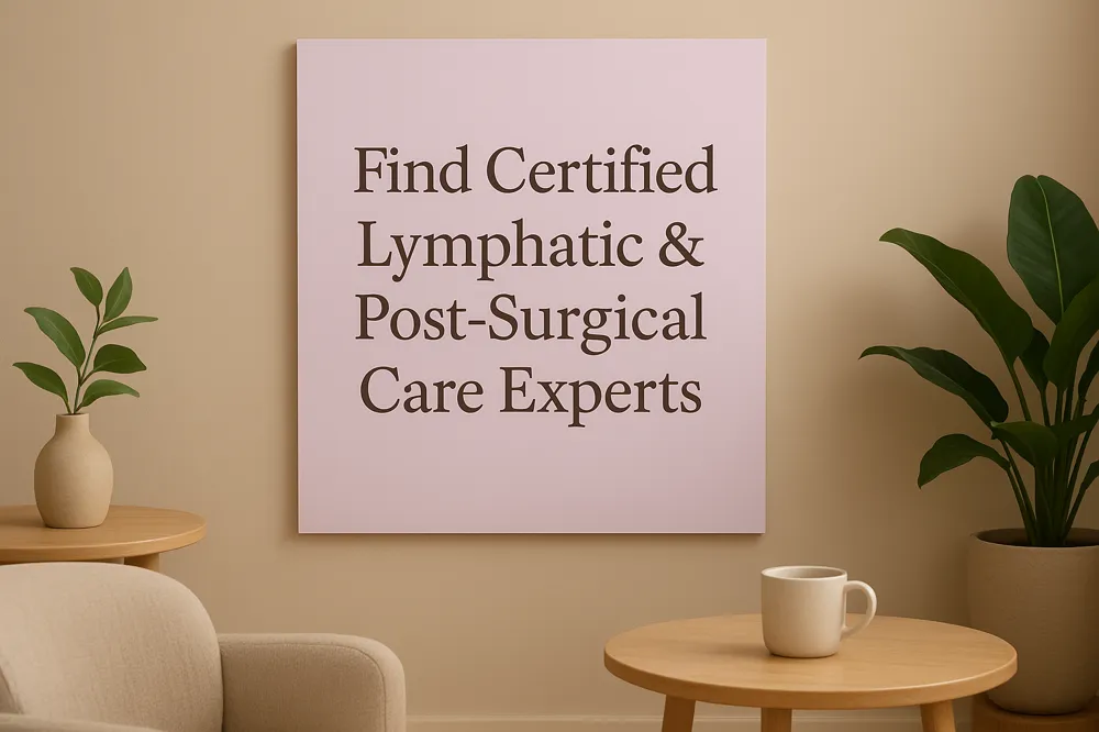 Find Certified Lymphatic &amp; Post-Surgical Care Experts