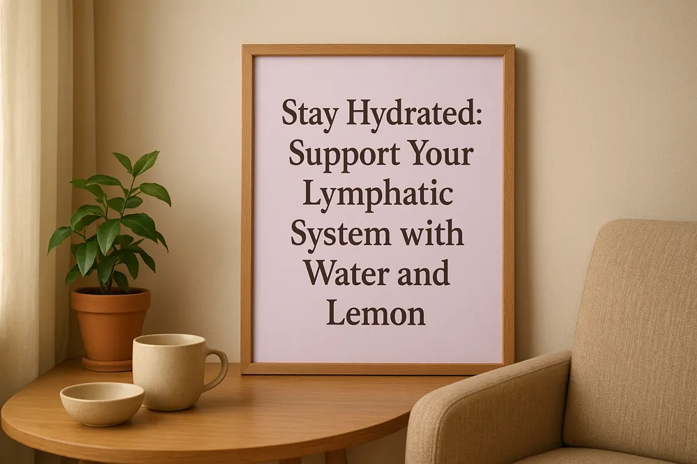 Stay Hydrated: Support Your Lymphatic System with Water and Lemon