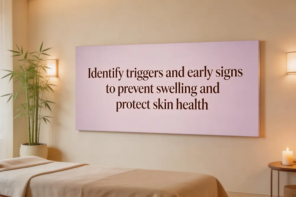 Identify triggers and early signs to prevent swelling and protect skin health.