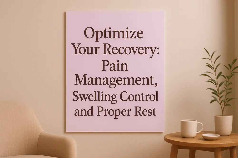 Optimize Your Recovery: Pain Management, Swelling Control, and Proper Rest