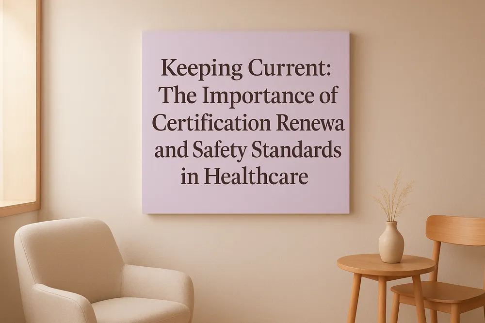 Keeping Current: The Importance of Certification Renewal and Safety Standards in Healthcare