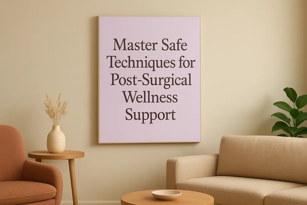 Master Safe Techniques for Post-Surgical Wellness Support