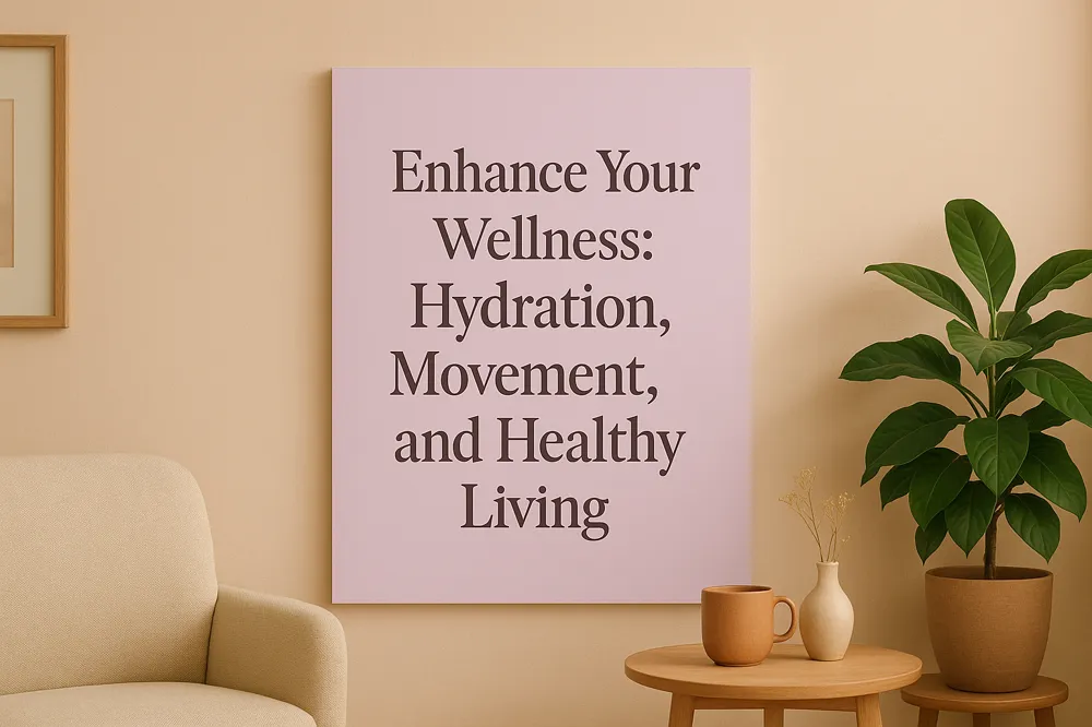 Enhance Your Wellness: Hydration, Movement, and Healthy Living